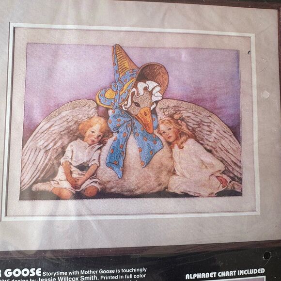 Dimensions Cross Stitch Kit Crewel Mother Goose Design By Jessie Willcox Smith - Picture 2 of 5